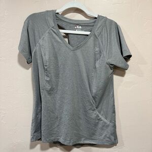 Fila Sport Women's Grey Open Back Tee